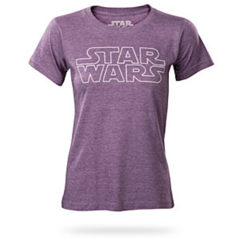 HER UNIVERSE Official Star Wars Graphic Logo T-Shirt DISCONTINUED New in Pkg XL